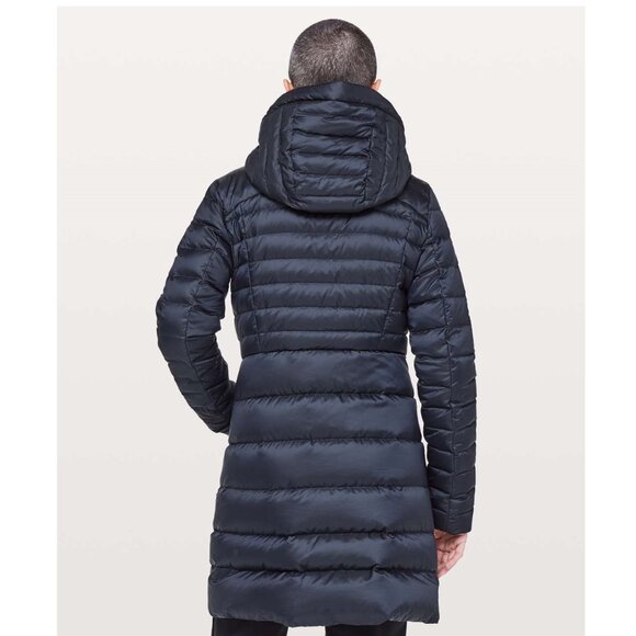Lululemon Brave The Cold Jacket / Size 8 / Black Night Down-Filled Goose Parka - Picture 2 of 13